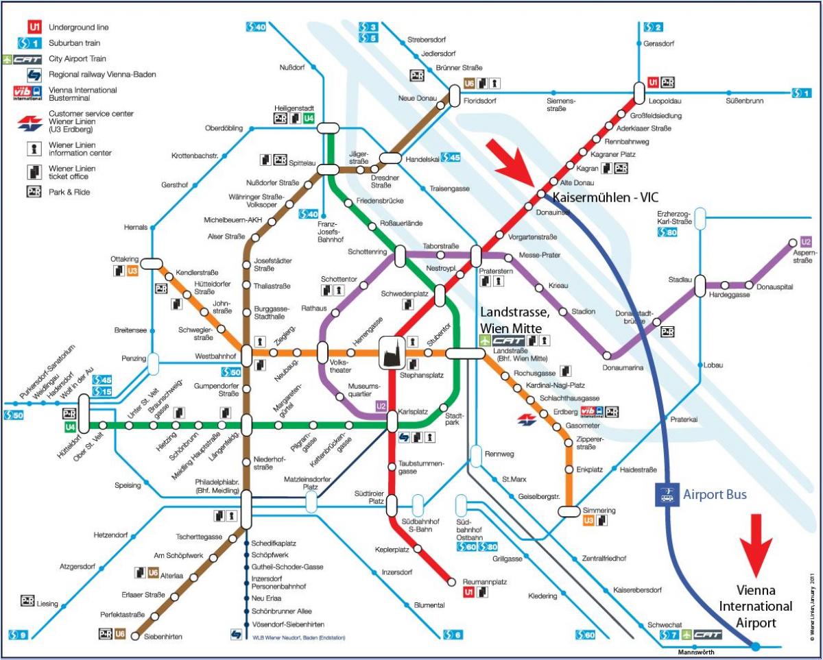 비엔나 버스 지도