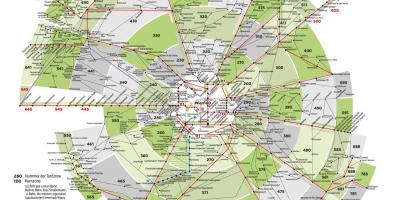 지도 비엔나의 지하철역 100
