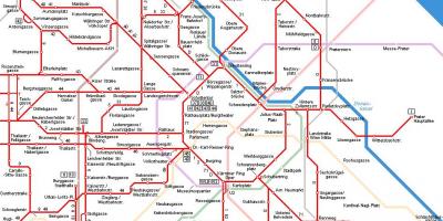 오스트리아 비엔나 트램 맵