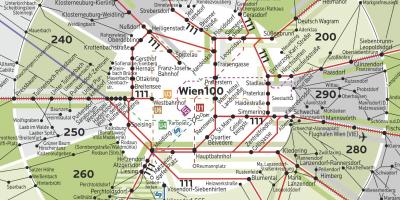 비엔나의 지역 100 맵