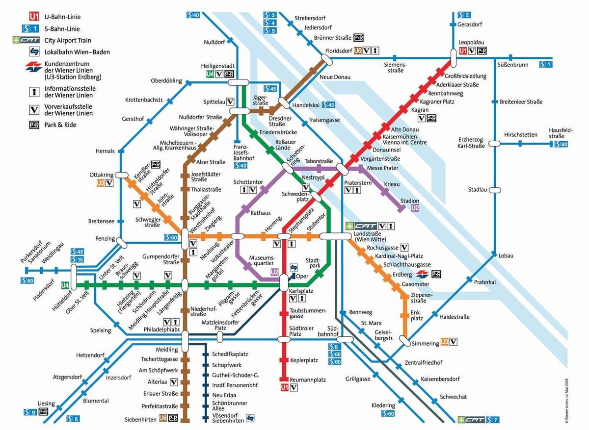 비엔나의지도 mrt