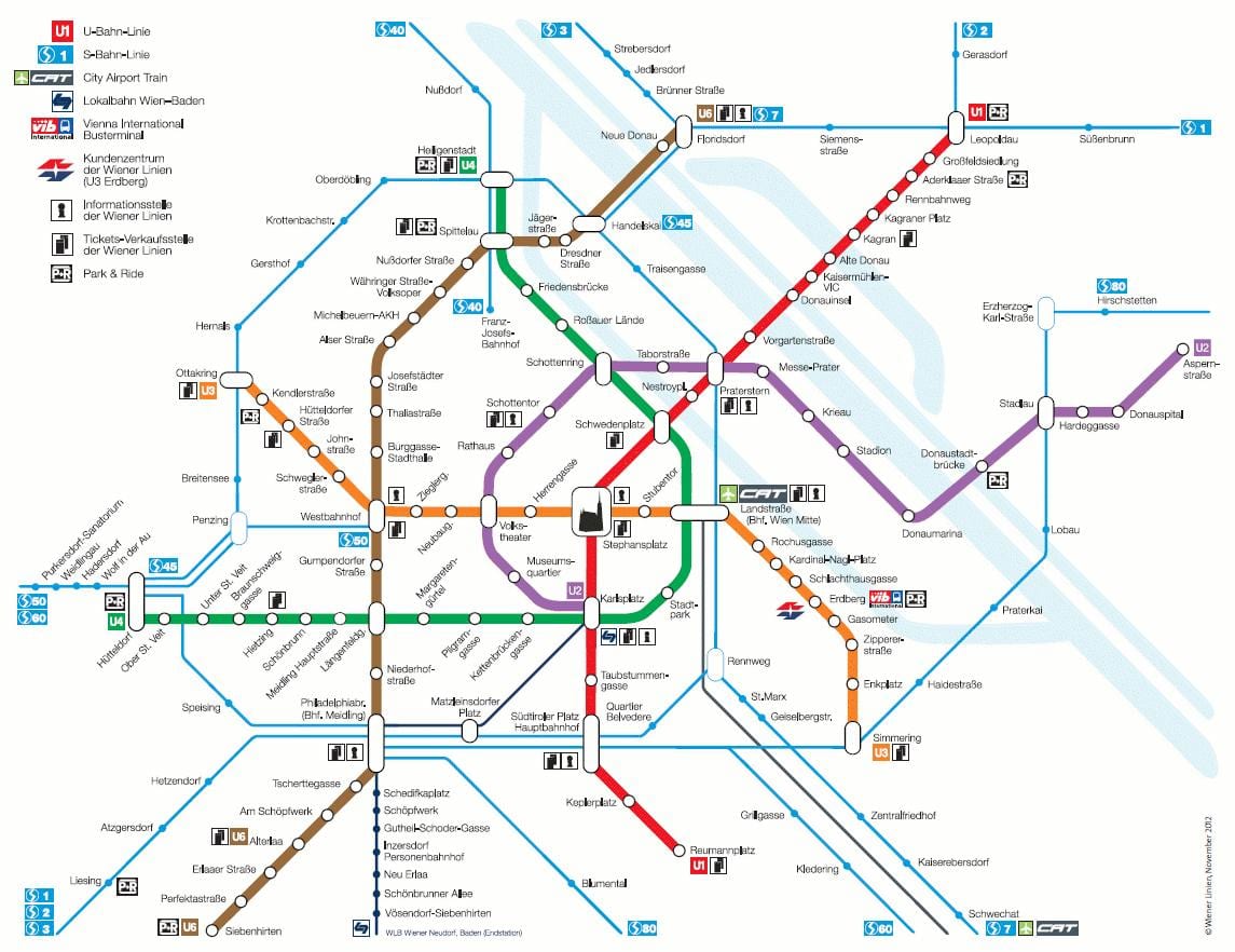 빈 s bahn 지도