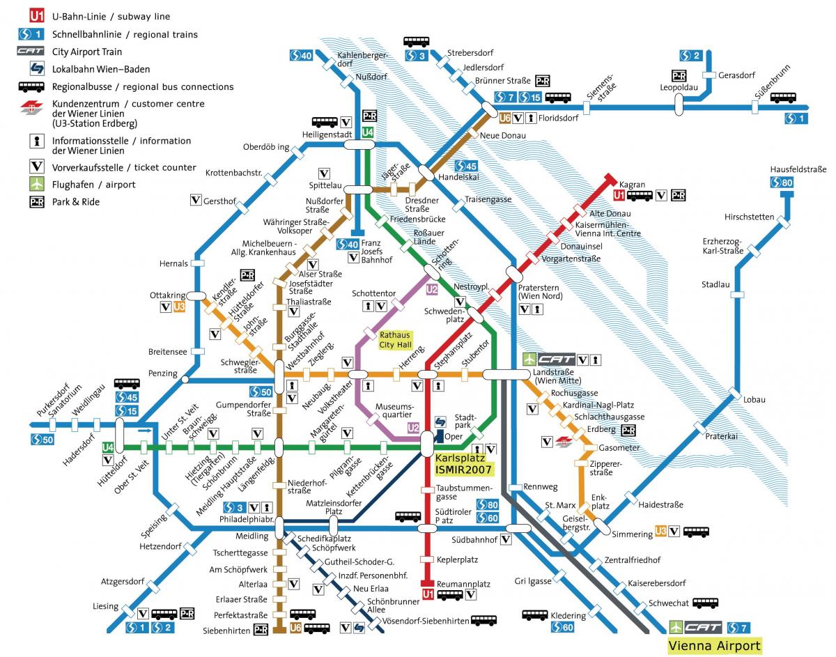 erdberg bus station 비엔나 지도