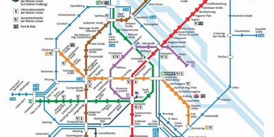 비엔나의지도 mrt