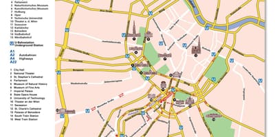 Ringstrasse 지도
