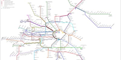 비엔나 strassenbahn 지도